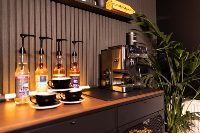 Reception and coffee at Podhub